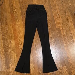 Norma Kamali Black Flare Pants